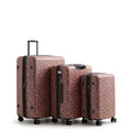 3 Pc. Nested Luggage Set - Tiny Garden Lavender Frost