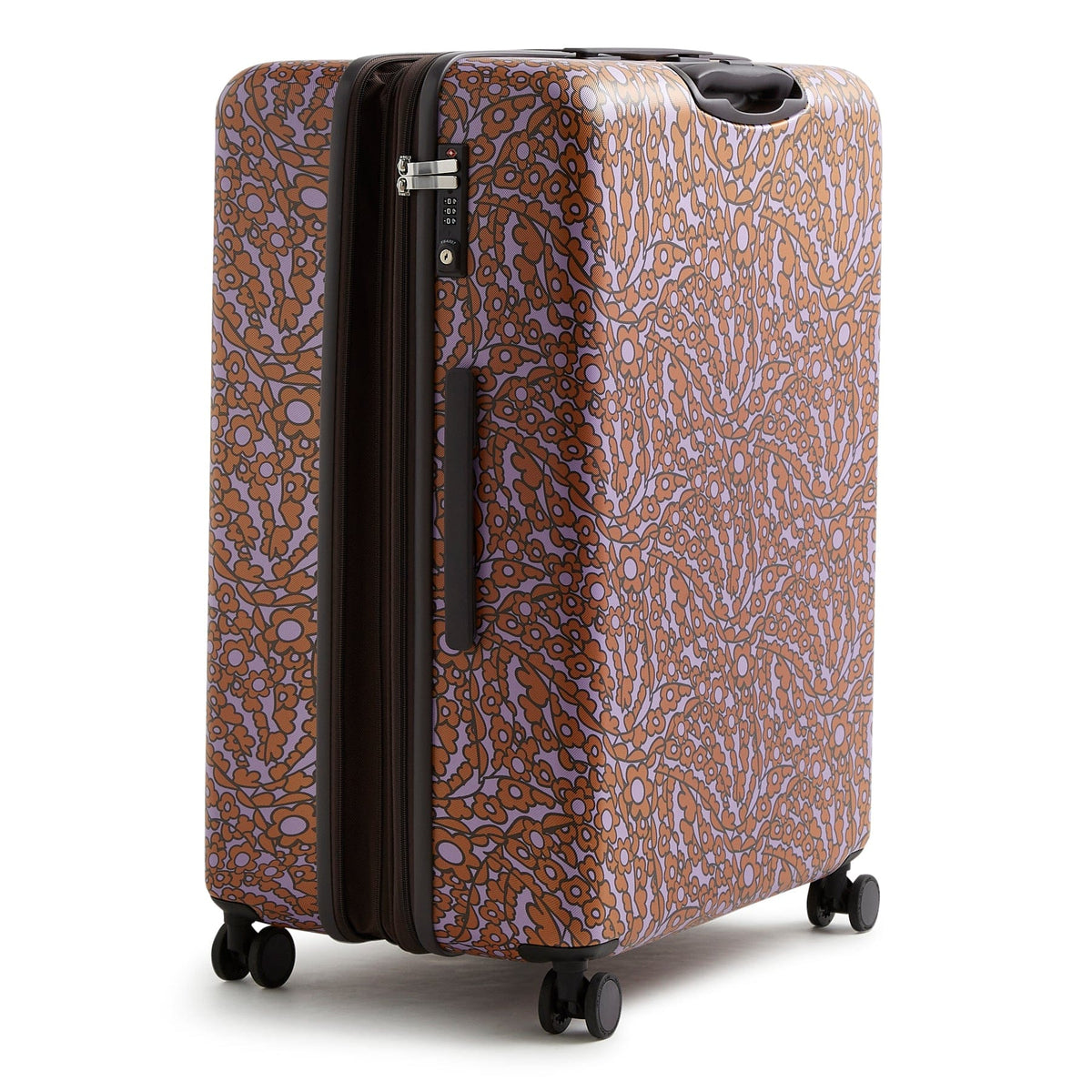 3 Pc. Nested Luggage Set - Tiny Garden Lavender Frost
