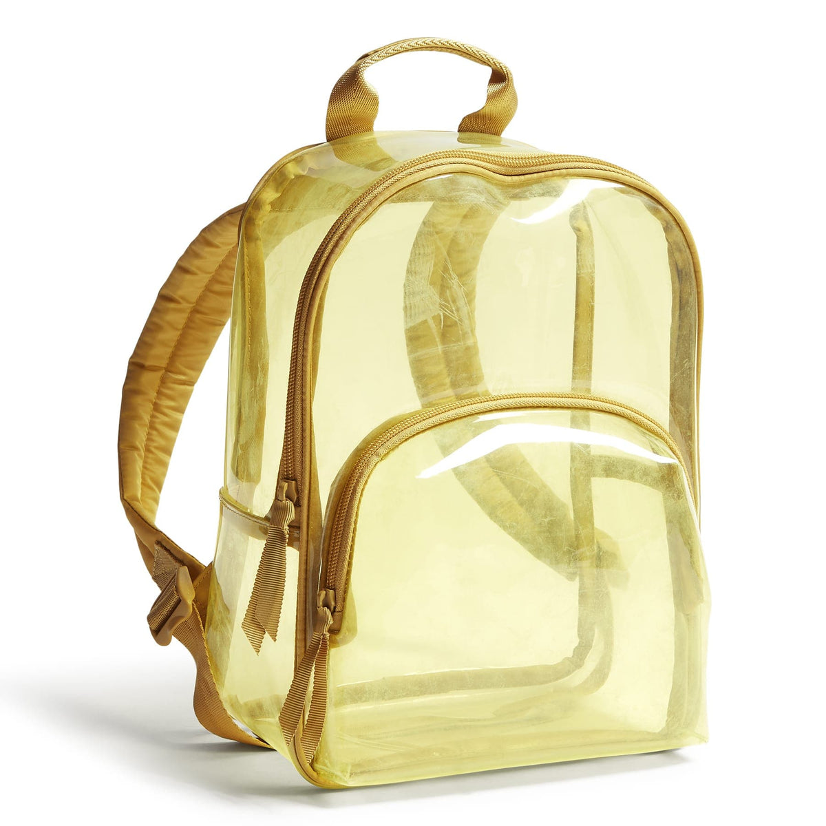 Clear Small Backpack - Golden Olive