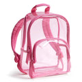 Clear Small Backpack - Ibis Rose