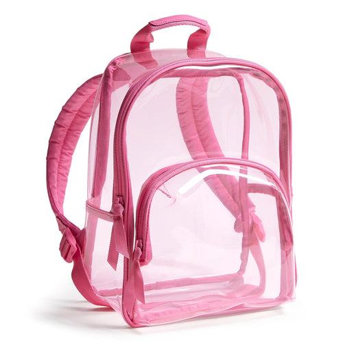 Clear Small Backpack - Ibis Rose