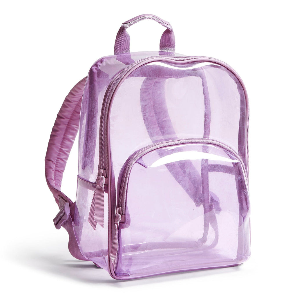 Clear Small Backpack - Purple Rhapsody