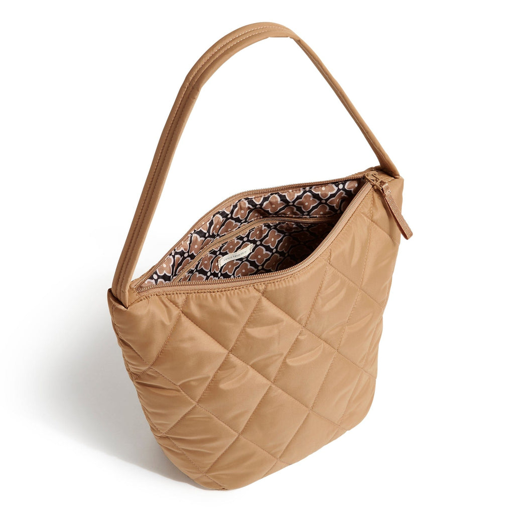 Slouchy Bucket Shoulder Bag - Tiger's Eye