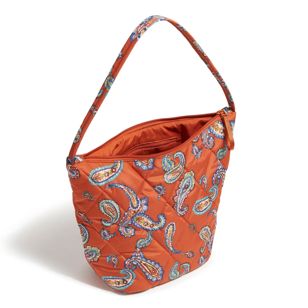 Slouchy Bucket Shoulder Bag - Manor Paisley