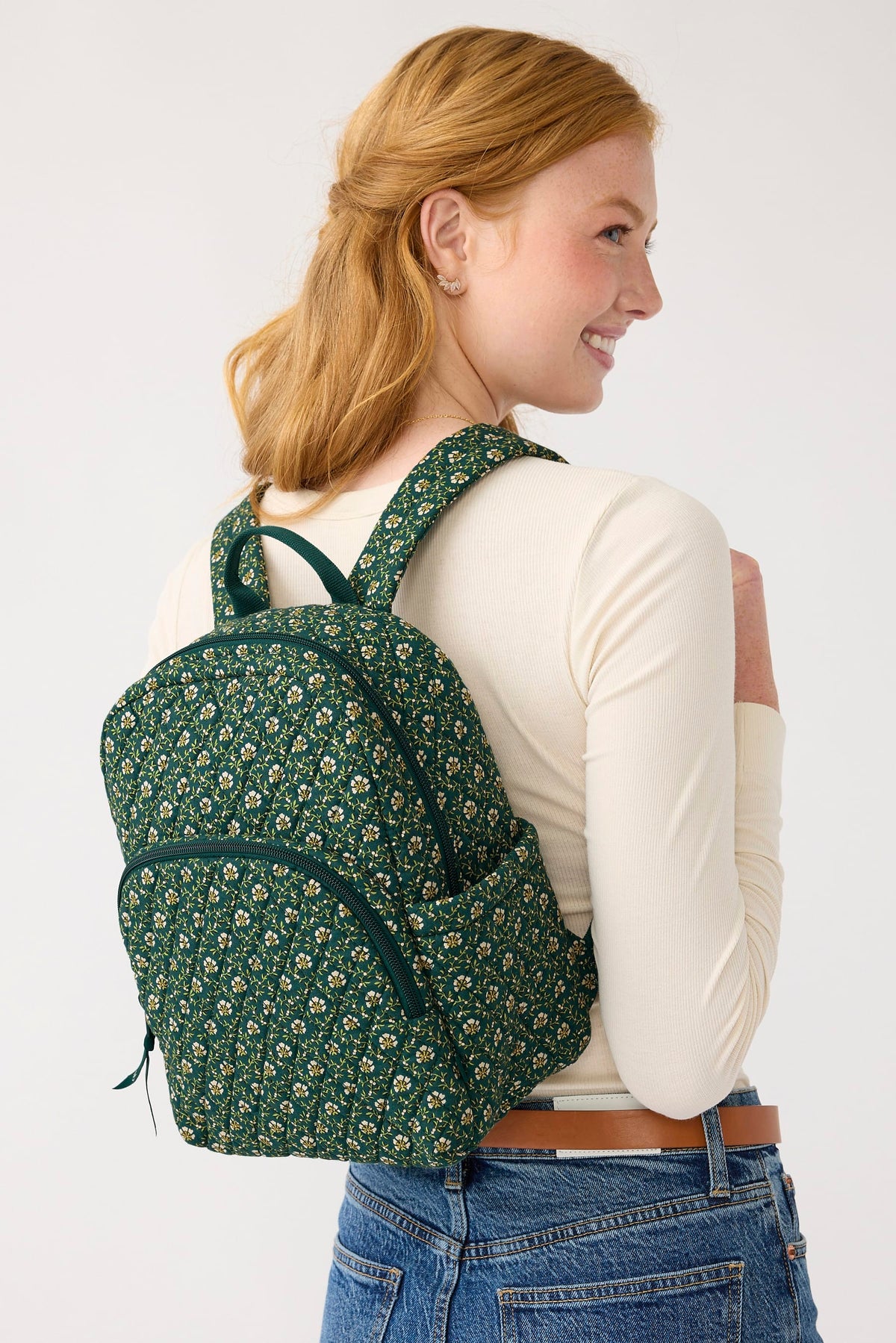 Essential Small Backpack - Mistletoe Lattice