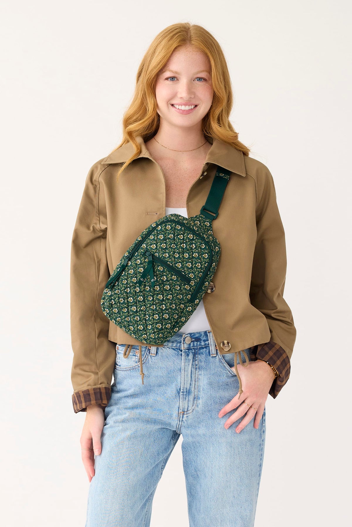 Essential Sling Backpack - Mistletoe Lattice