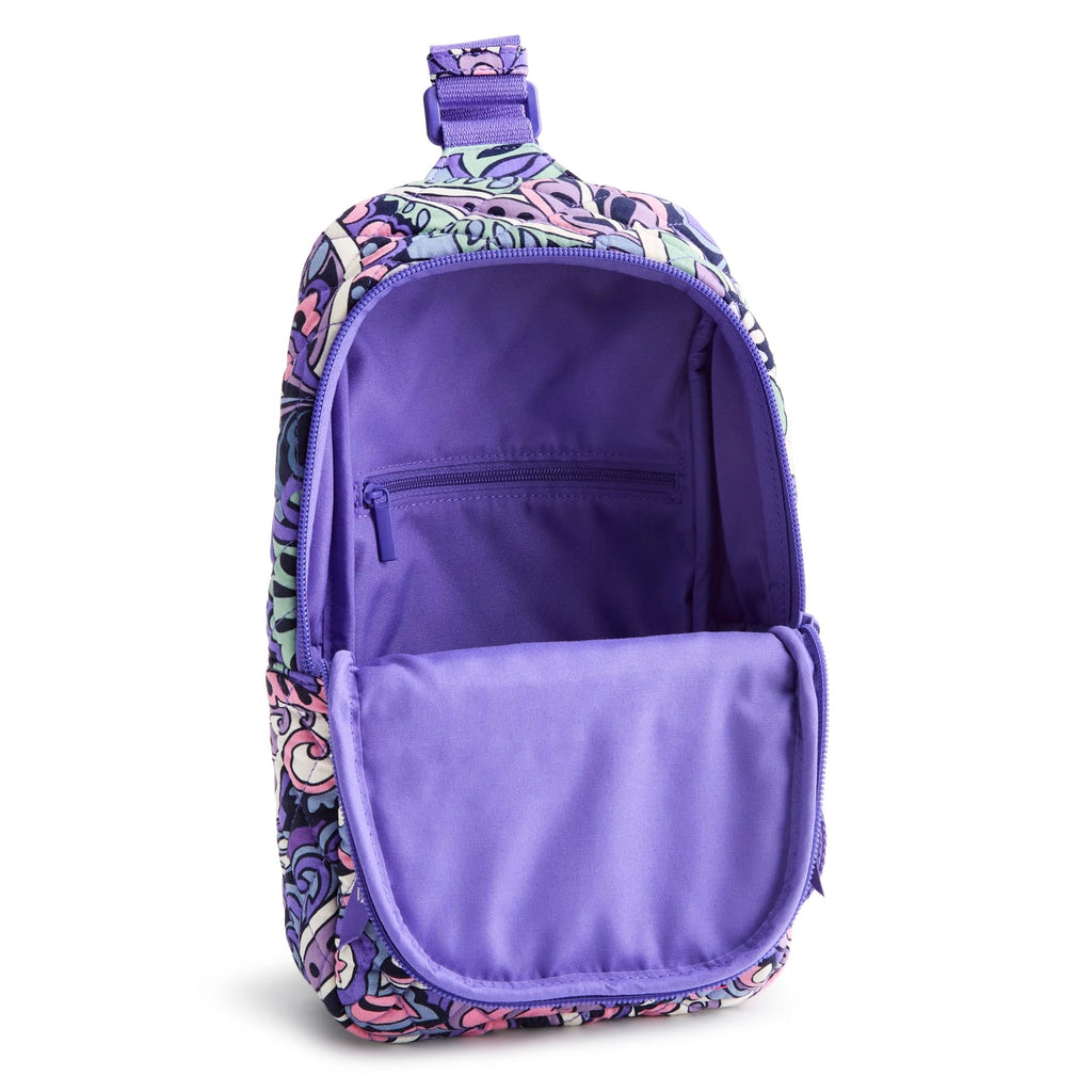 Essential Sling Backpack - Floral Swirls