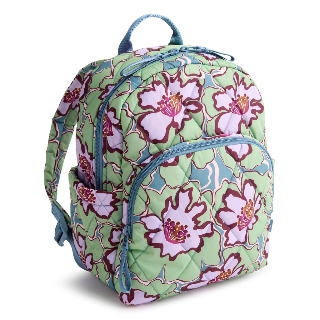 Essential Small Backpack - Reflecting Lily Pads