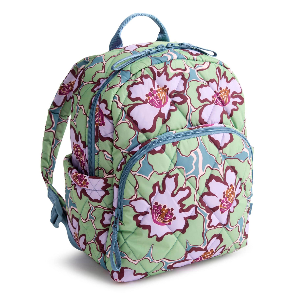 Essential Small Backpack - Reflecting Lily Pads