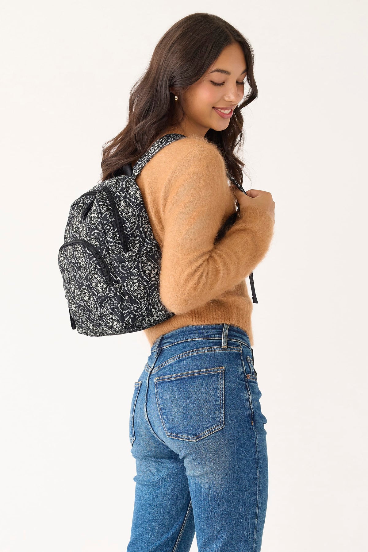 Essential Small Backpack - Circular Paisley