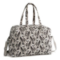 Large Weekender Travel Bag - Stamped Irises