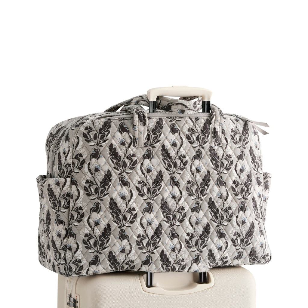 Large Weekender Travel Bag - Stamped Irises