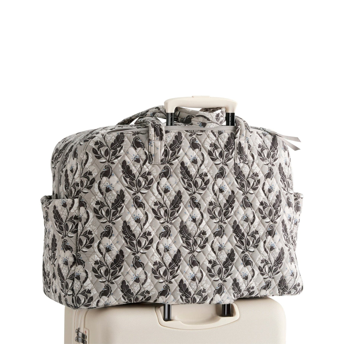 Large Weekender Travel Bag - Stamped Irises
