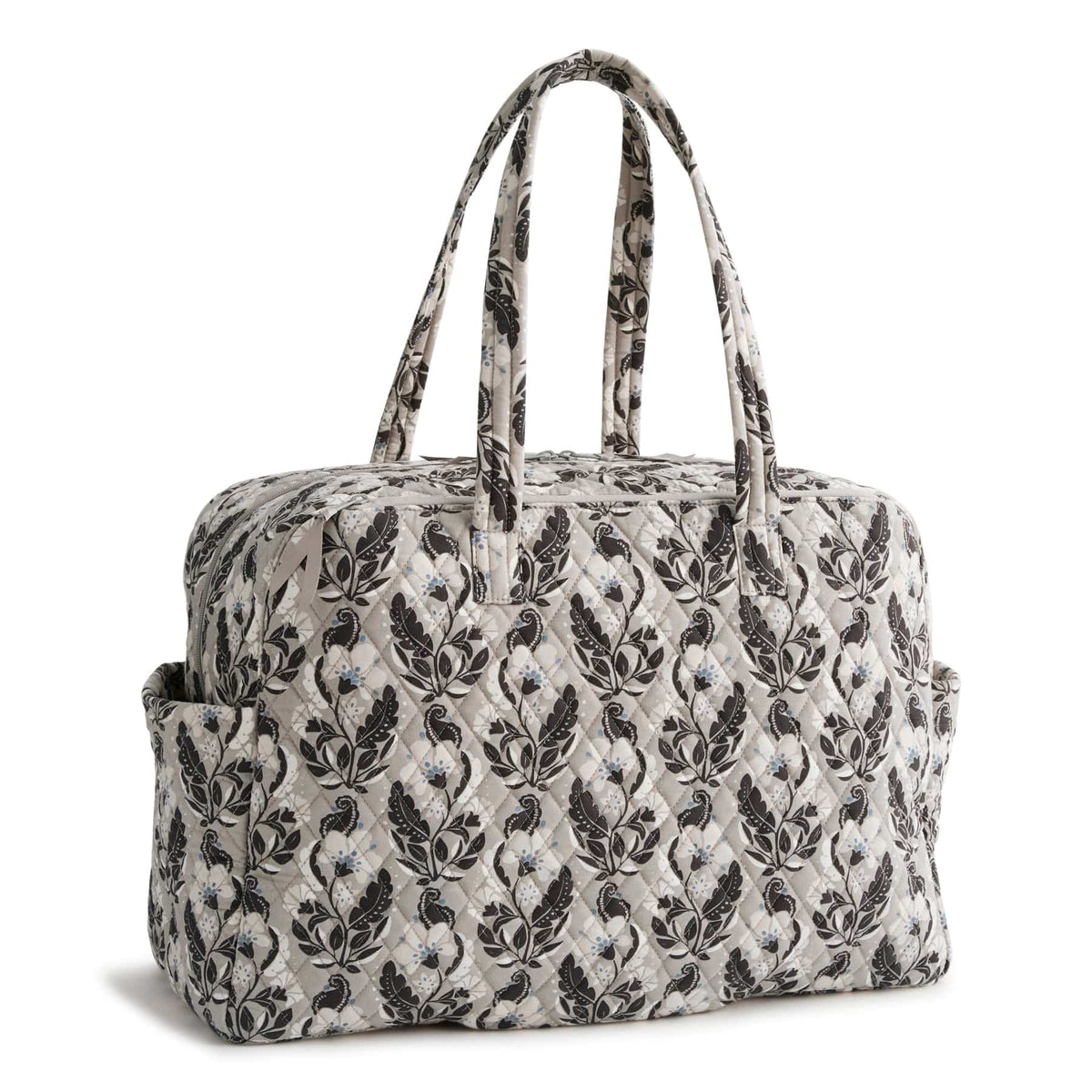 Large Weekender Travel Bag - Stamped Irises