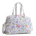 Large Weekender Travel Bag - Coastal Breezy Butterflies