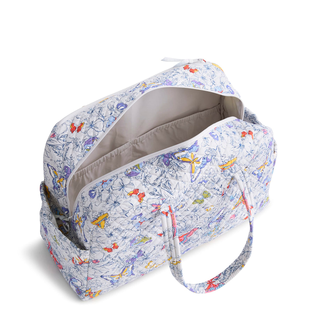 Large Weekender Travel Bag - Coastal Breezy Butterflies