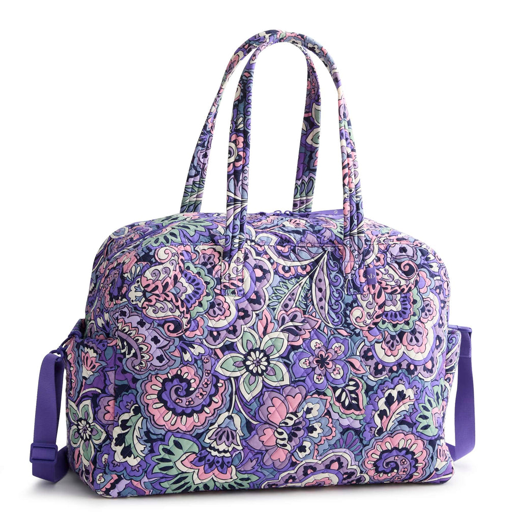 Large Weekender Travel Bag - Floral Swirls