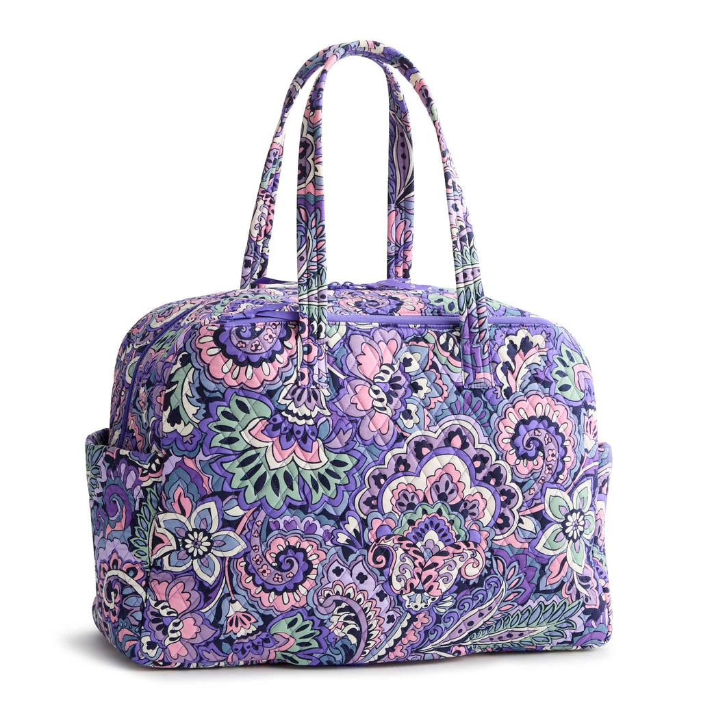 Large Weekender Travel Bag - Floral Swirls