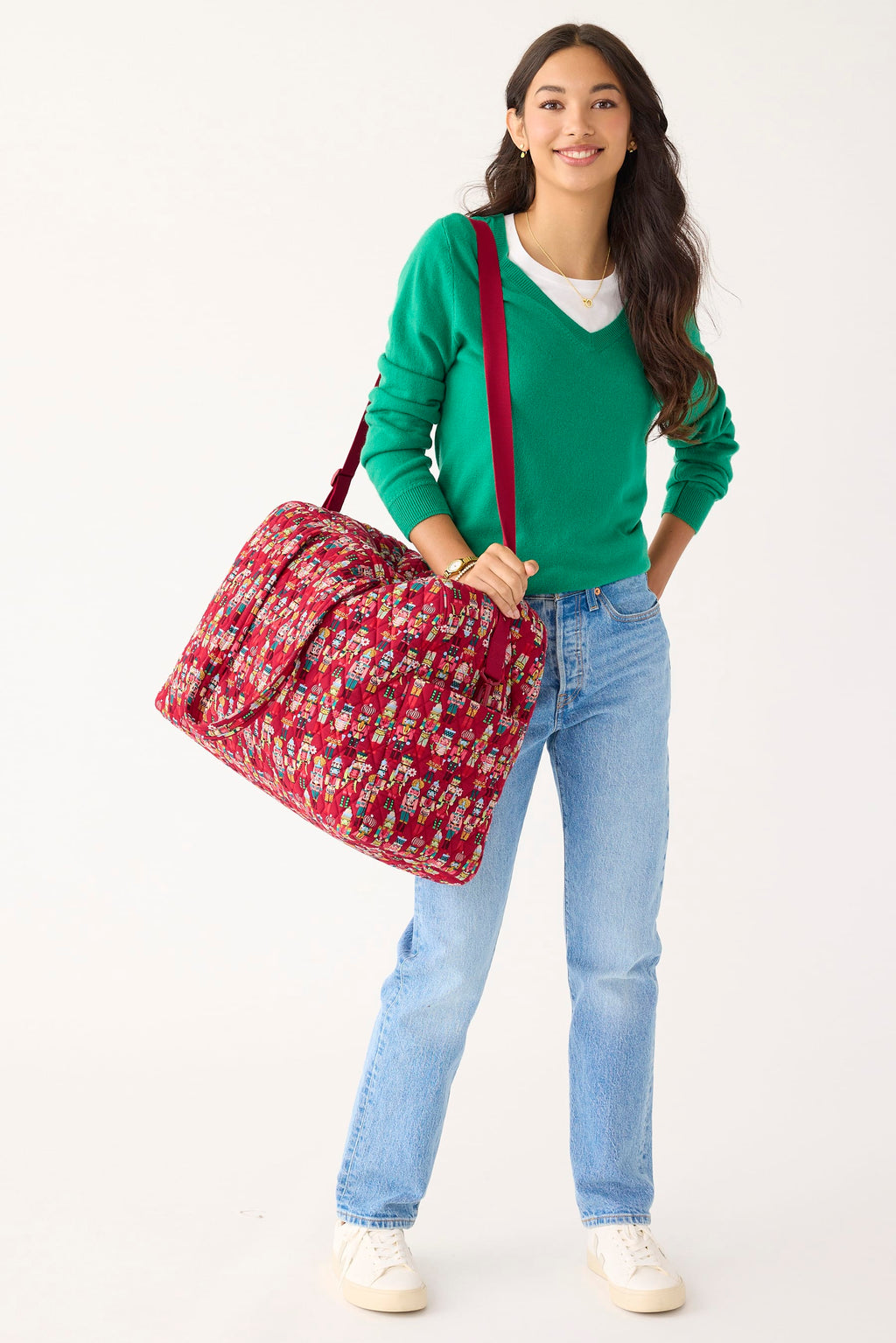Large Weekender Travel Bag - Nutcrackers