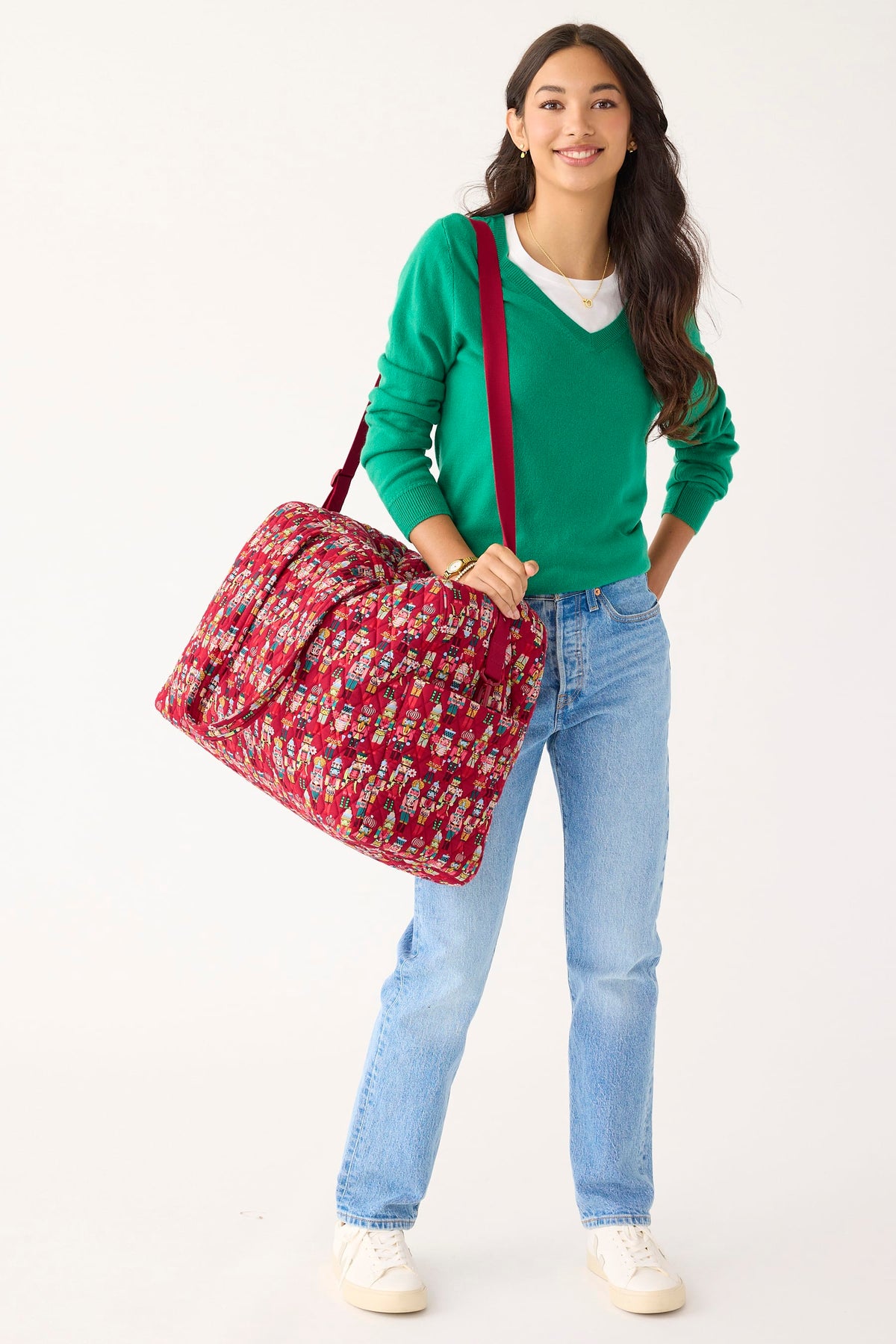 Large Weekender Travel Bag - Nutcrackers