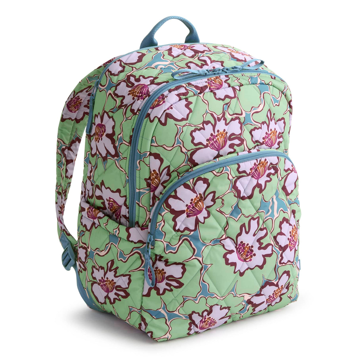 Essential Large Backpack - Reflecting Lily Pads