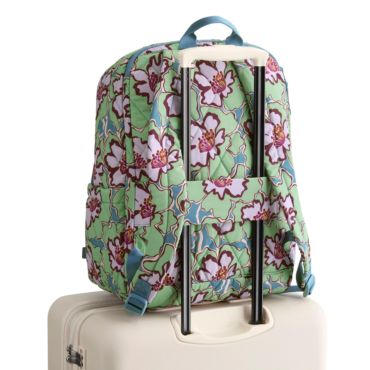Essential Large Backpack - Reflecting Lily Pads