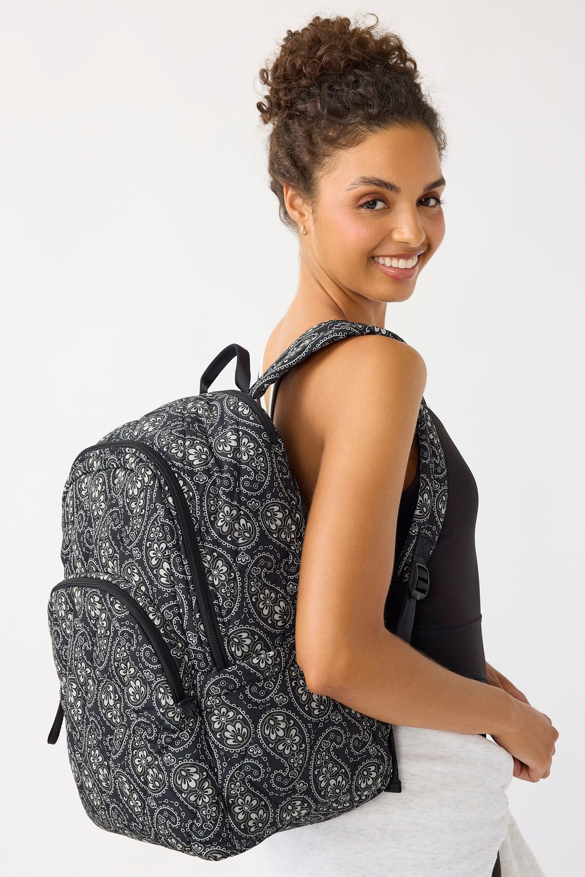 Essential Large Backpack - Circular Paisley