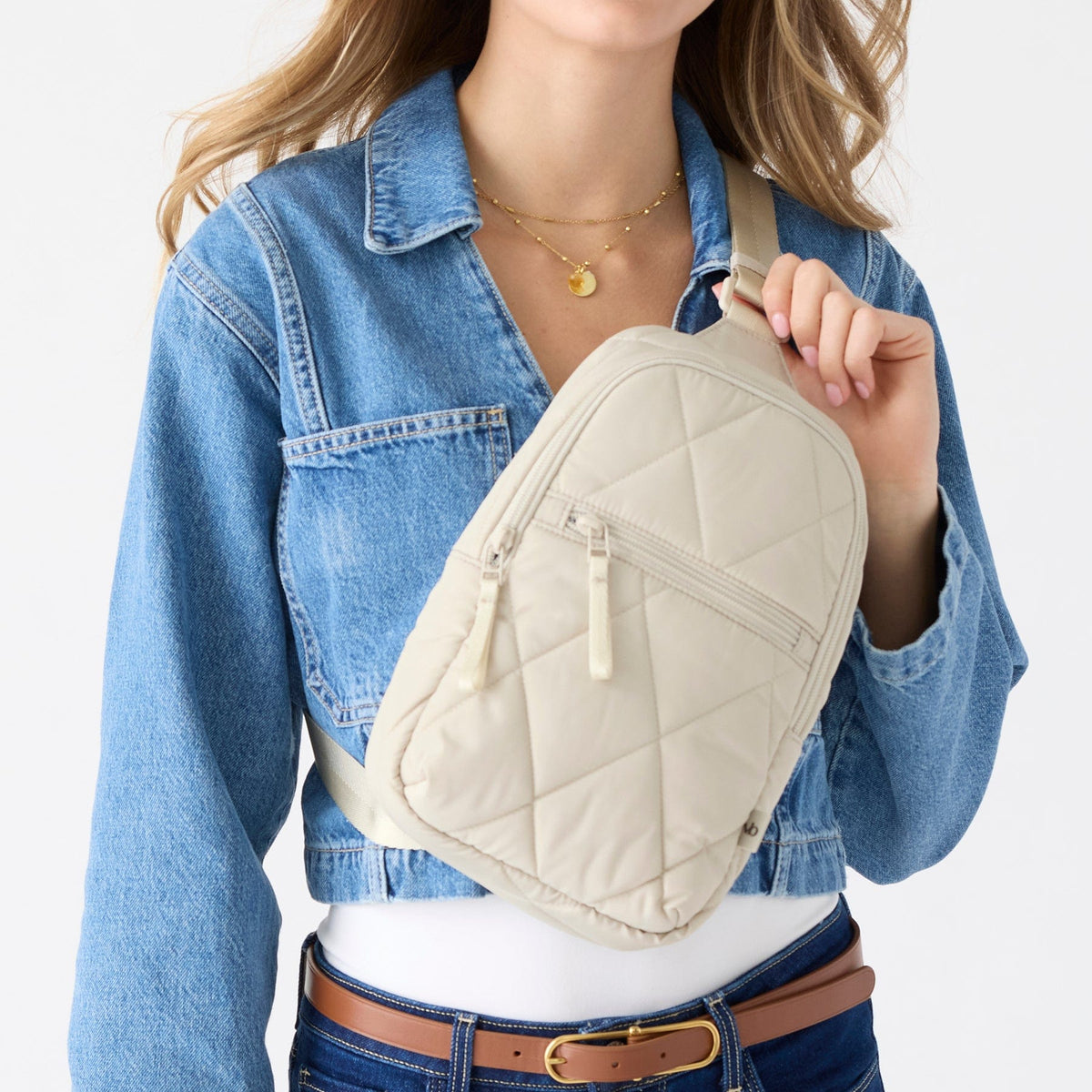 Essential Sling Backpack - Pumice Stone