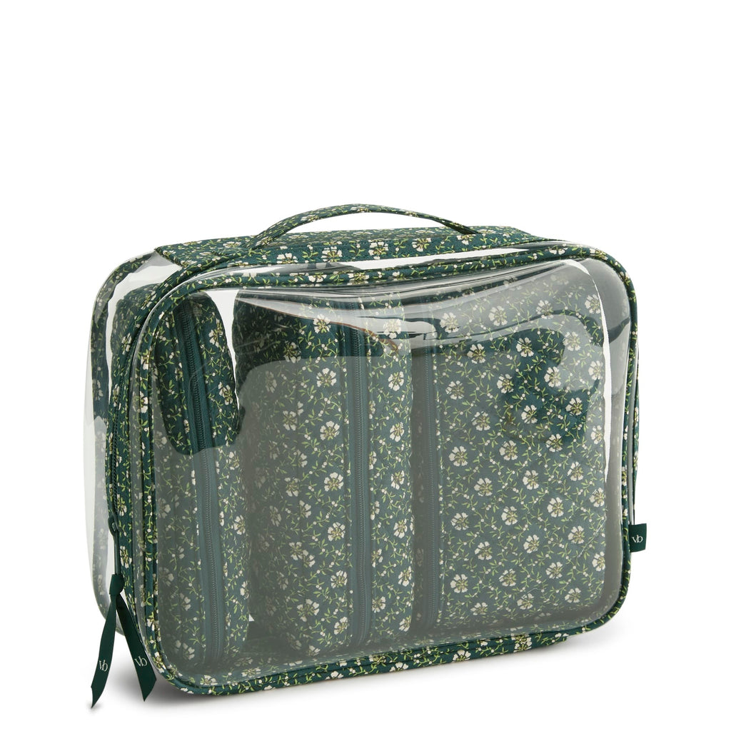4 Pc. Cosmetic Set - Mistletoe Lattice