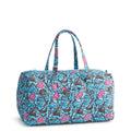 Large Travel Duffel - Posy Scrolls
