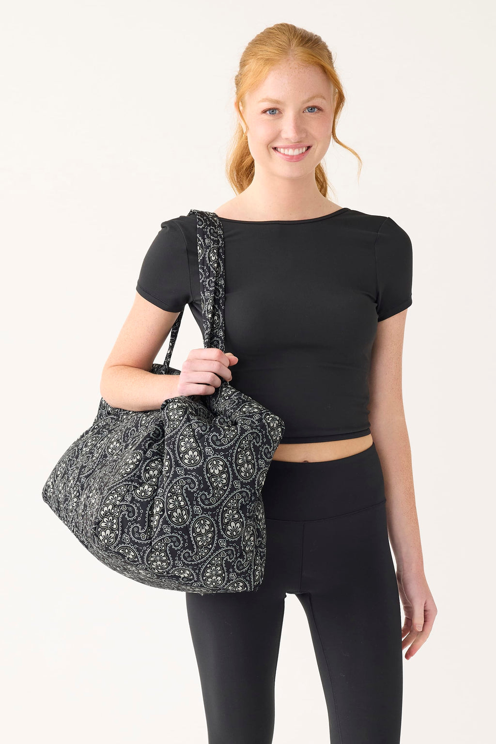 Large Travel Duffel - Circular Paisley