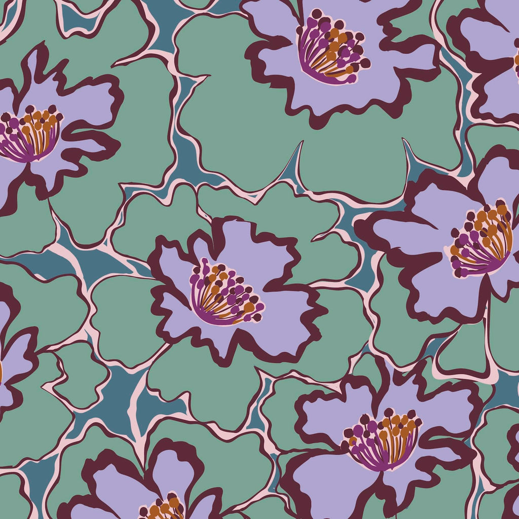 XL Travel Duffel - Reflecting Lily Pads