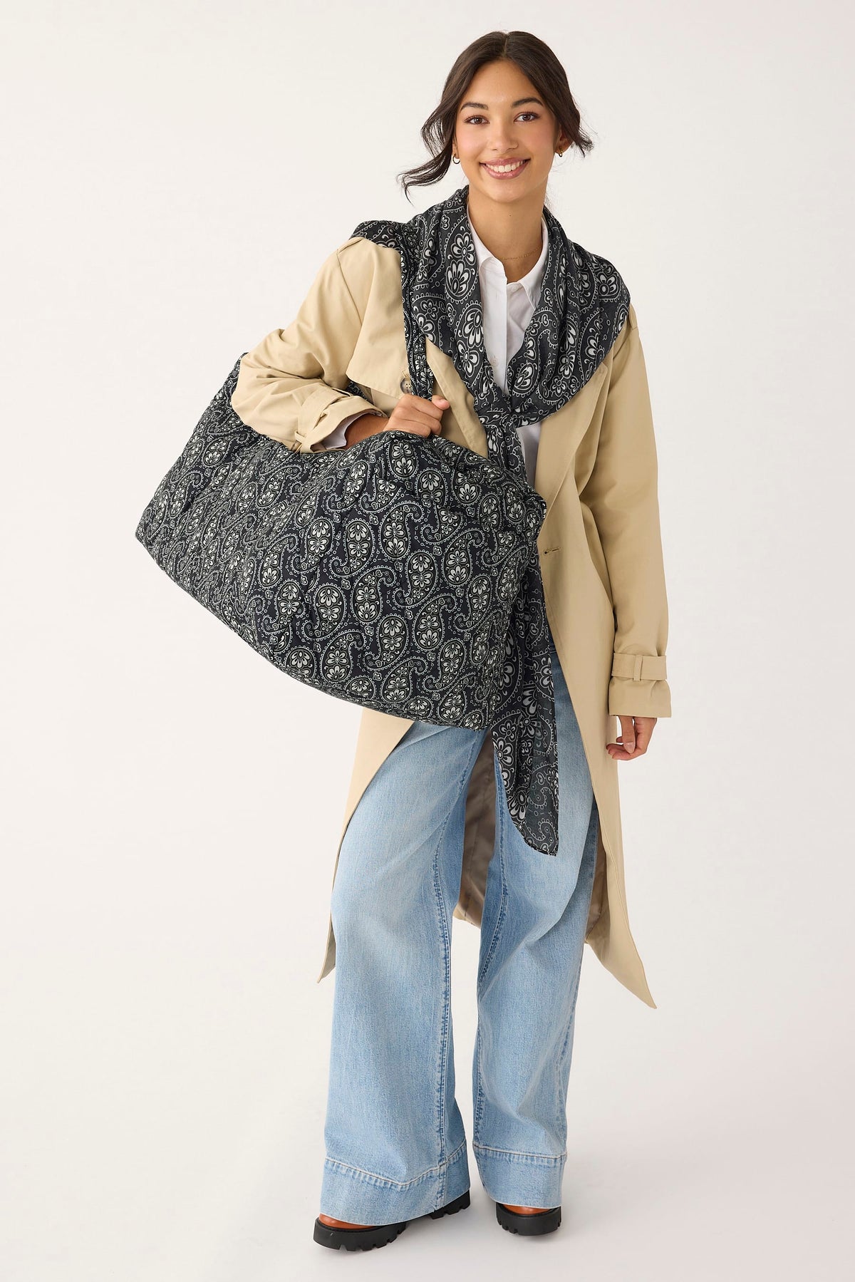XL Travel Duffel - Circular Paisley