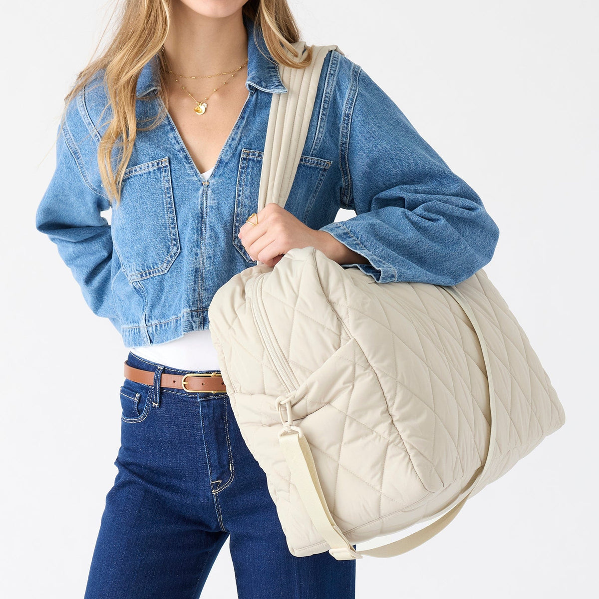 Large Weekender Travel Bag - Pumice Stone