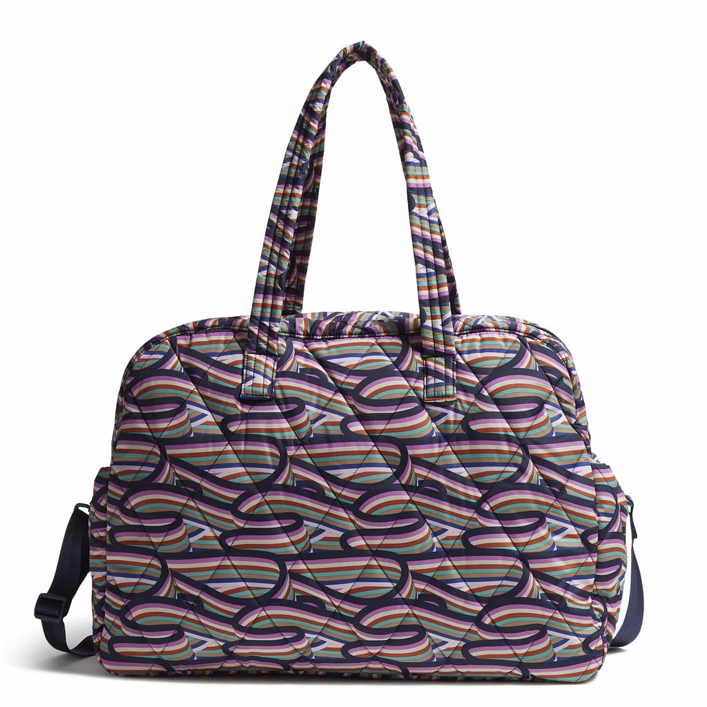 Large Weekender Travel Bag - Retro Ribbons