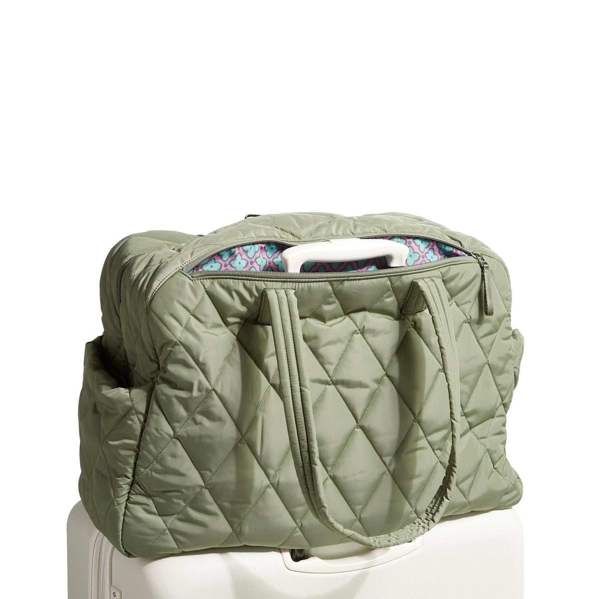 Large Weekender Travel Bag - Deep Lichen Green