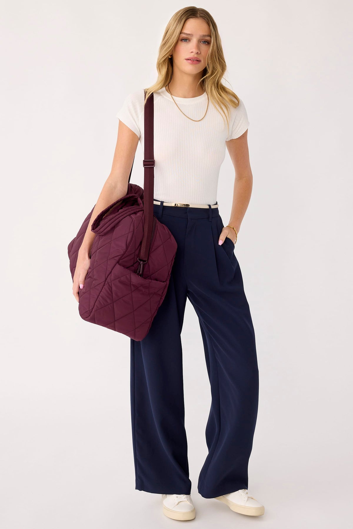 Large Weekender Travel Bag - Fig