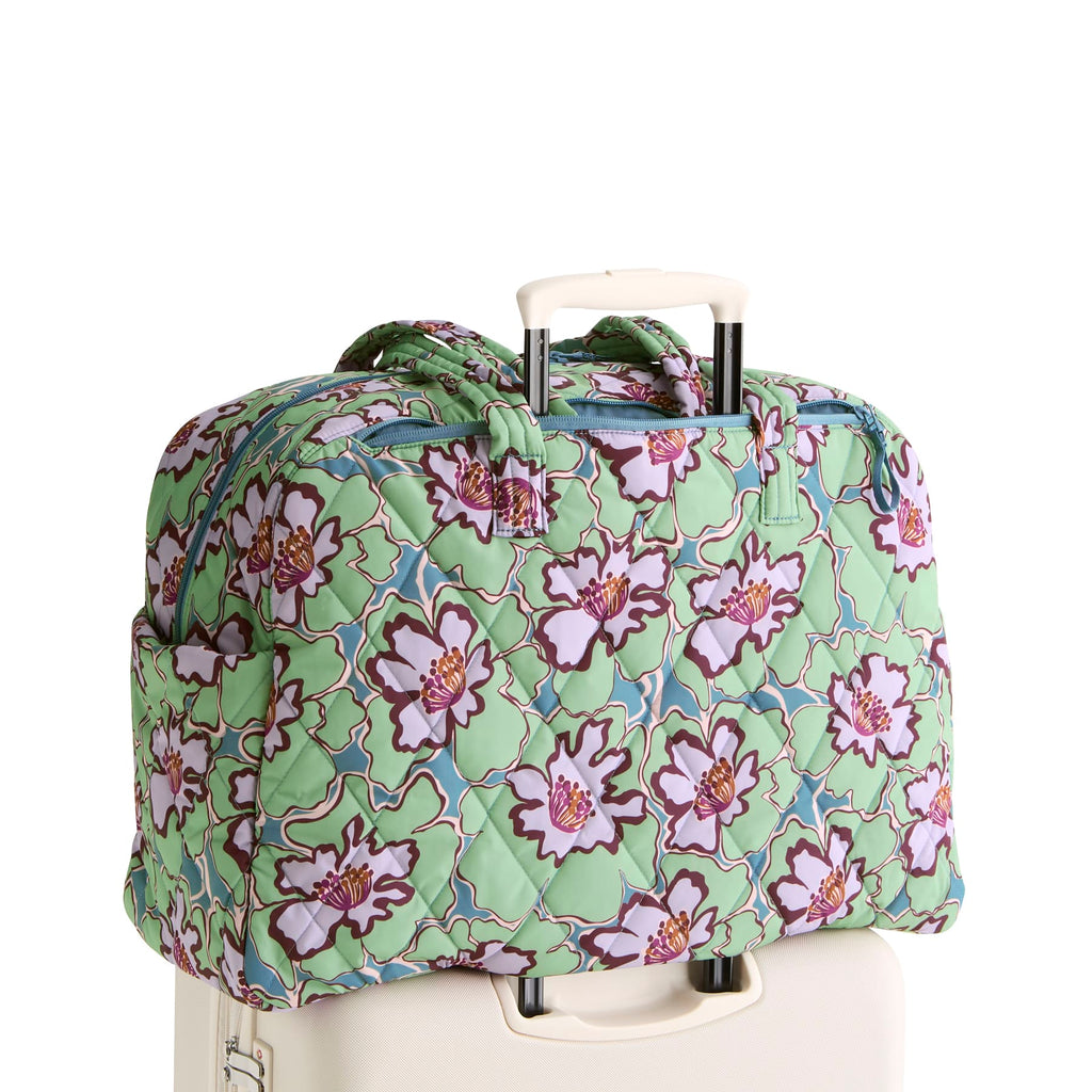 Large Weekender Travel Bag - Reflecting Lily Pads
