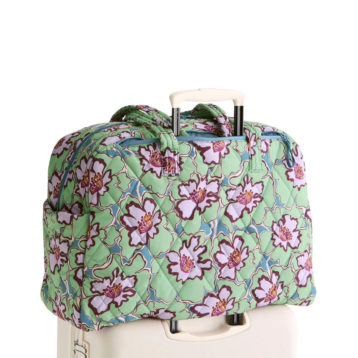 Large Weekender Travel Bag - Reflecting Lily Pads