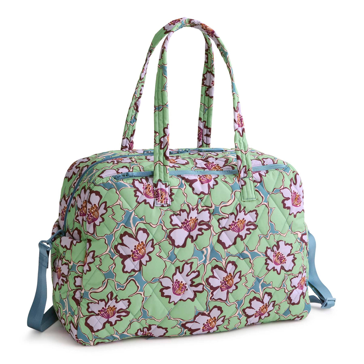 Large Weekender Travel Bag - Reflecting Lily Pads