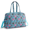 Large Weekender Travel Bag - Posy Scrolls