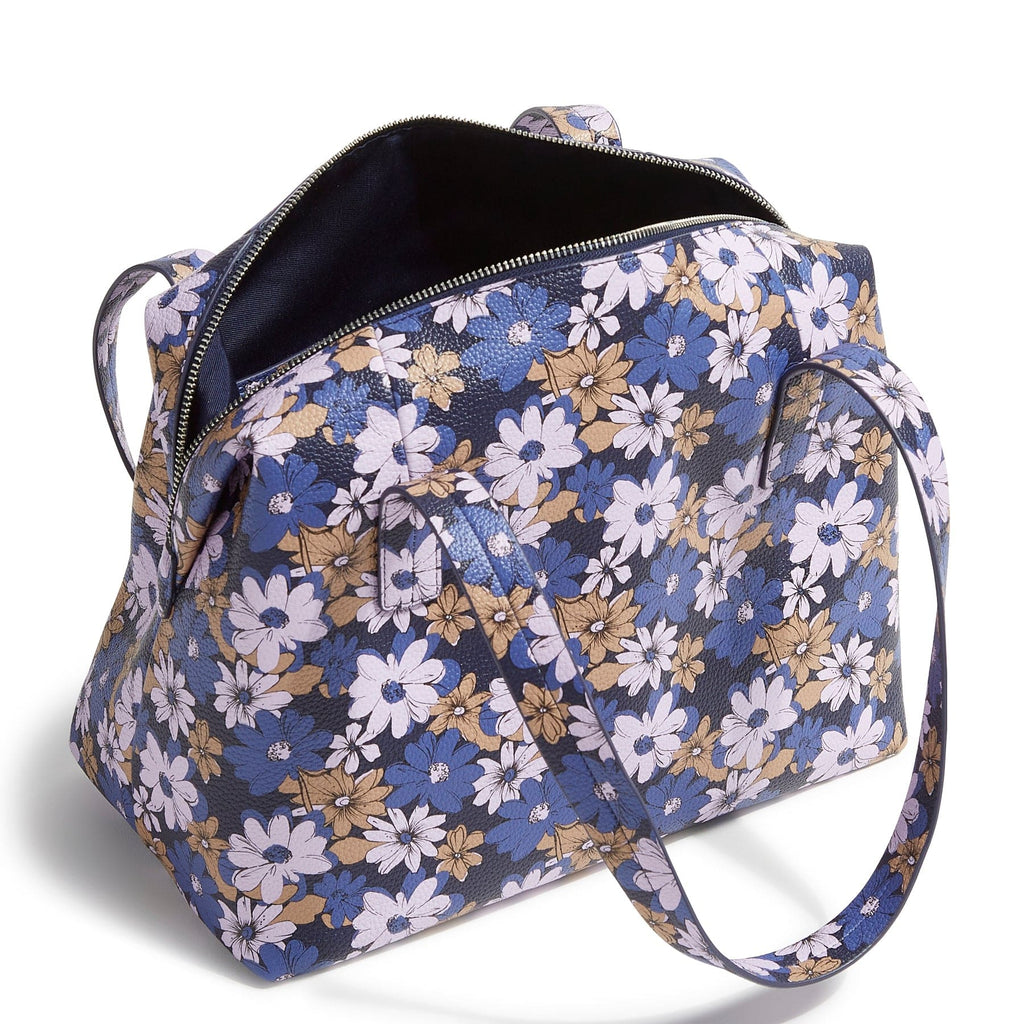 Slouchy Satchel - Trellis Floral