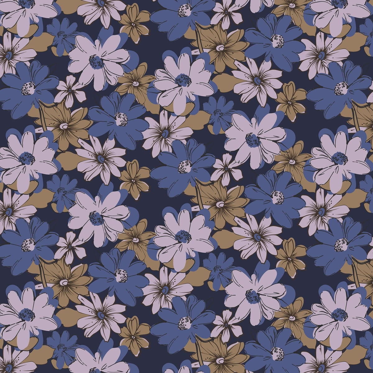 East West Tote - Trellis Floral