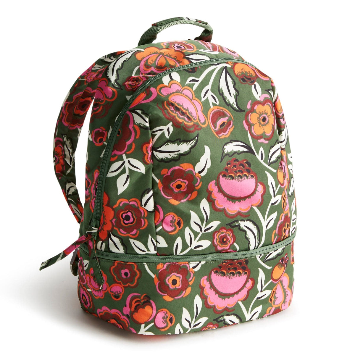 Small Chancery Backpack - Bubbly Flowers Green