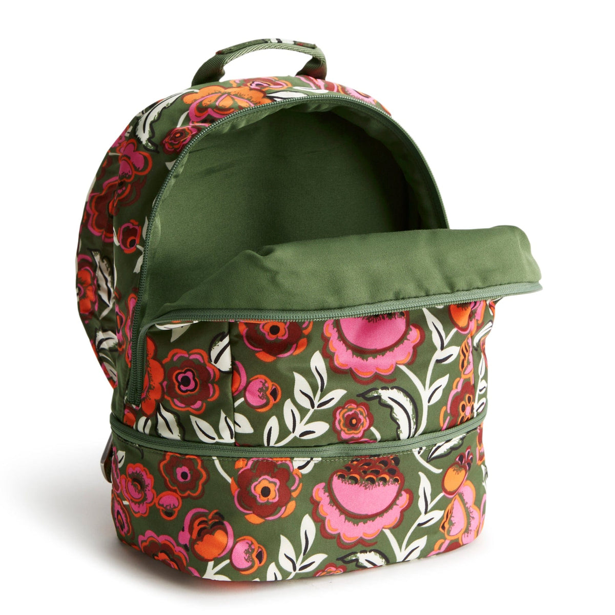 Small Chancery Backpack - Bubbly Flowers Green