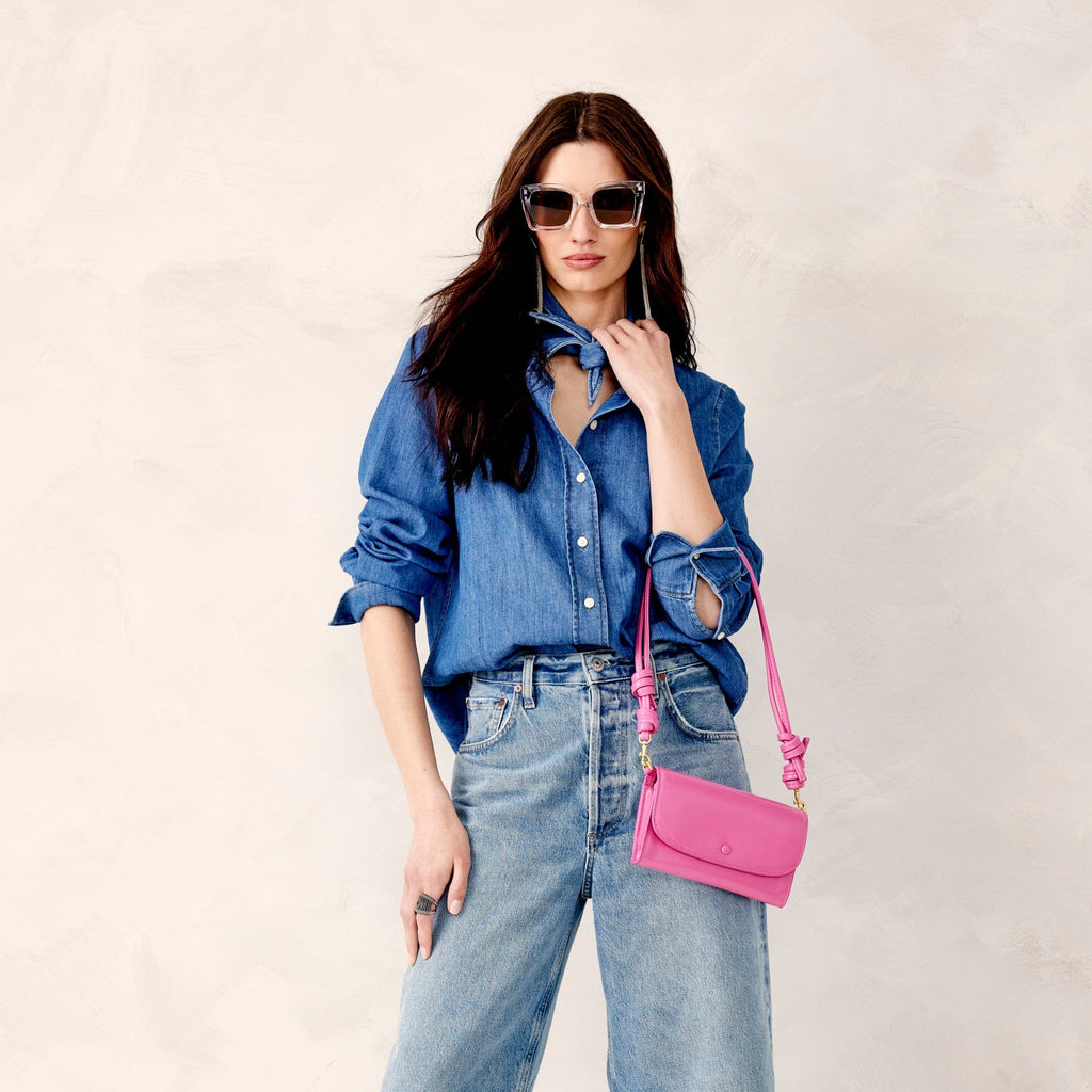 Wildwood Wallet Crossbody - Ibis Rose