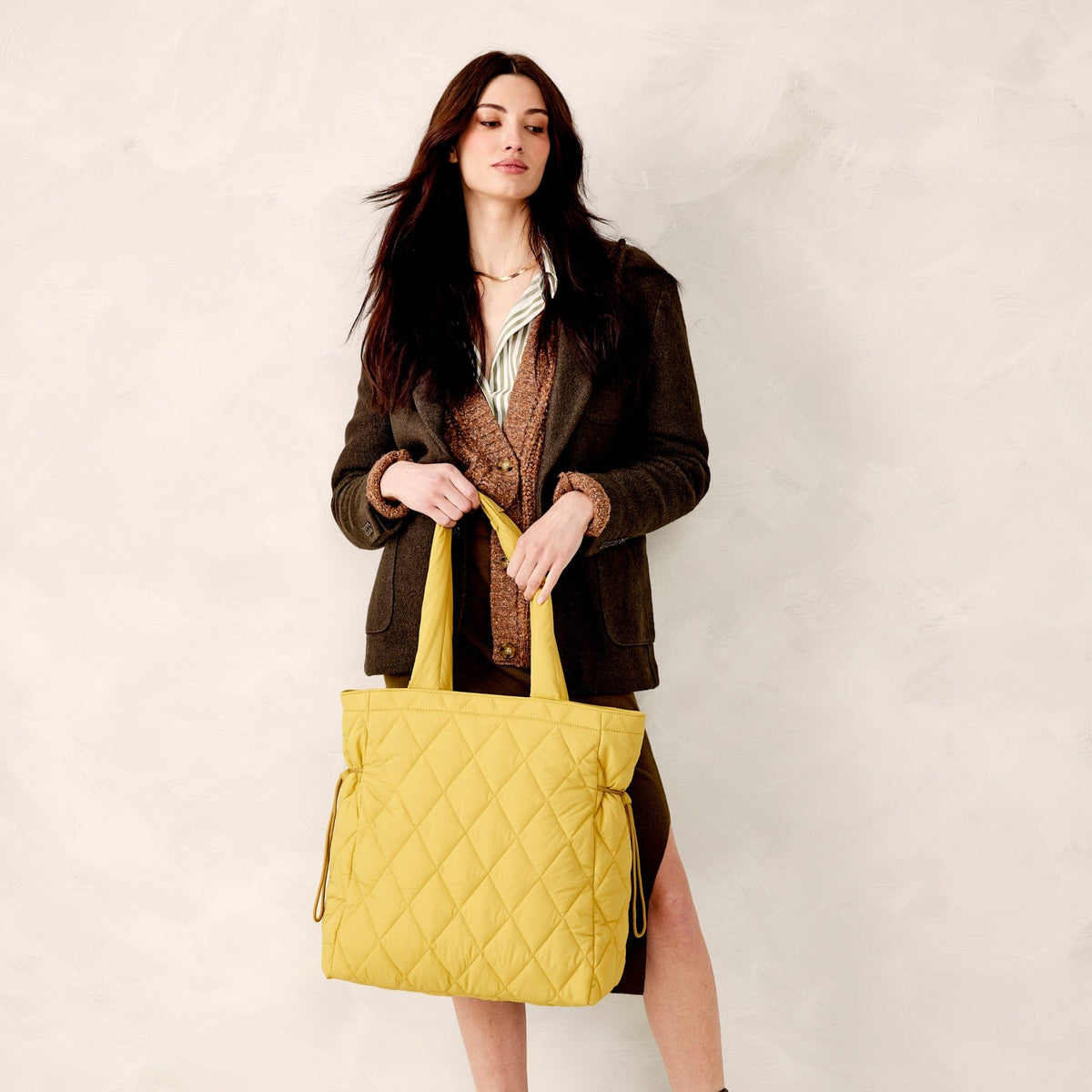 Clermont Tote Bag - Golden Olive
