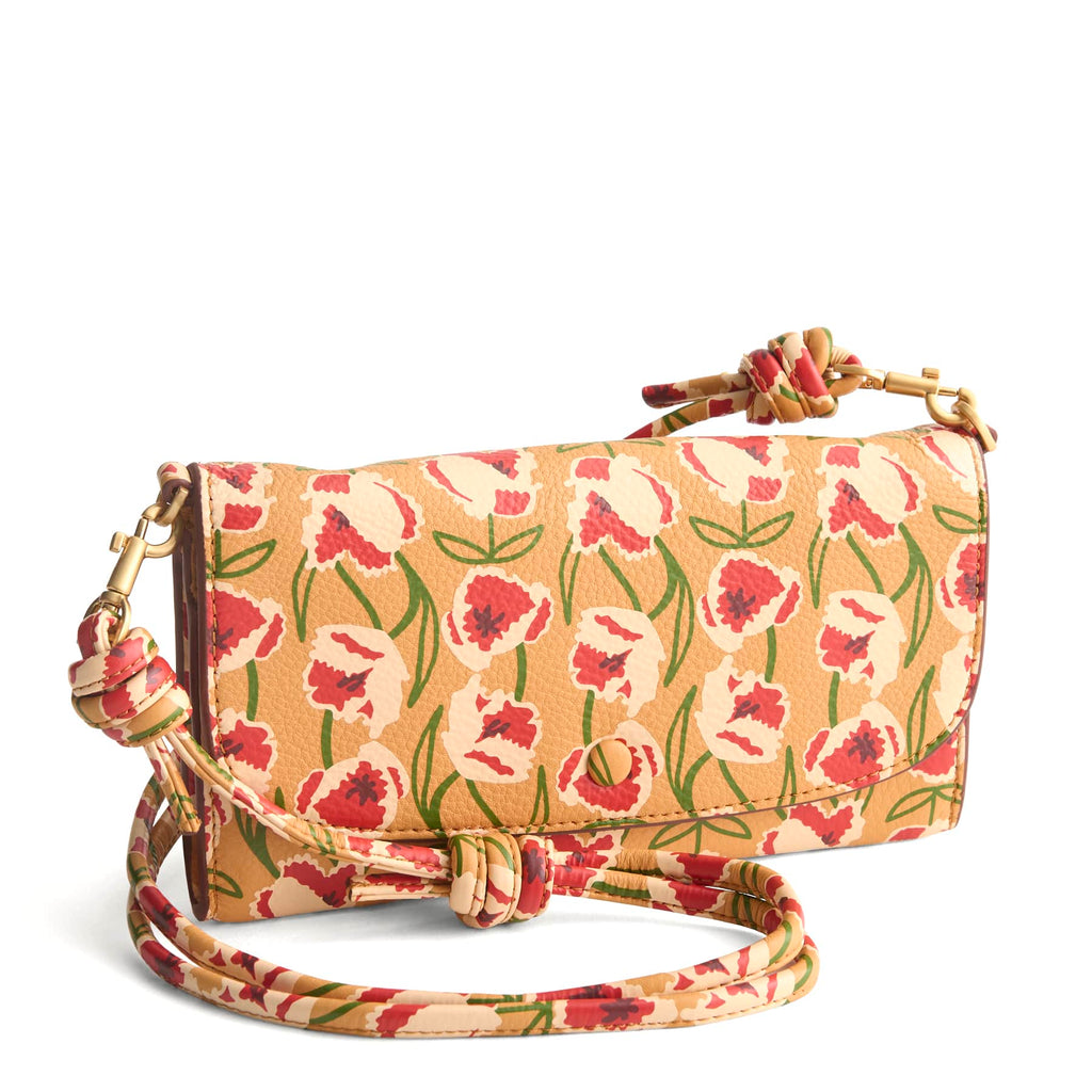Wildwood Wallet Crossbody - Curly Tulips