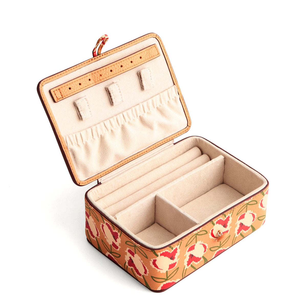 Jewelry Hard Case - Curly Tulips