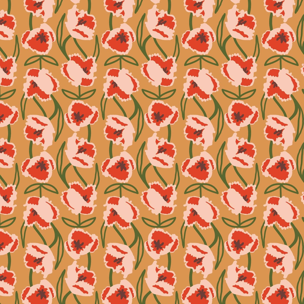 Jewelry Hard Case - Curly Tulips